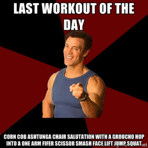 Tony Horton - Last workout of the day Corn cob ashtunga chair ...