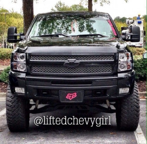 Lifted Chevy Girl, your truck is amazing! You're a role model. # ...