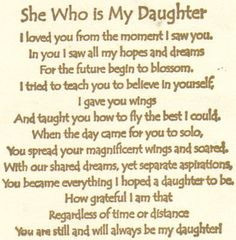 Poems for my daughter