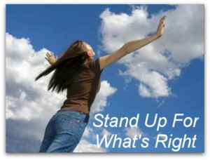 stand up for what's right, courage quote