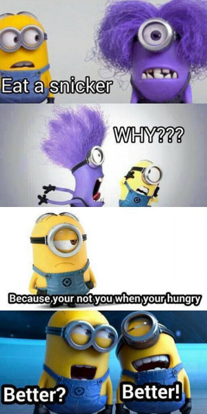 Everyone Turns Into a Minion When They’re Hungry