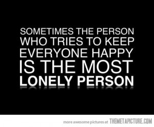 inspirational quote lonely person
