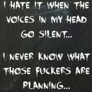 Voices in my head...
