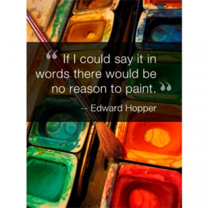 Inspirational Quote Art eGift Card - Edward Hopper