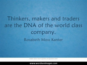 Rosabeth moss kanter quotes