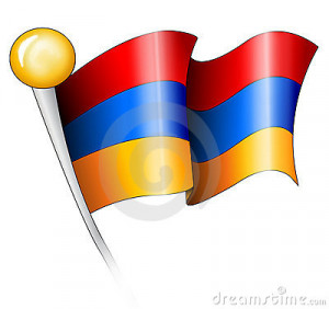Armenian Flag Illustration