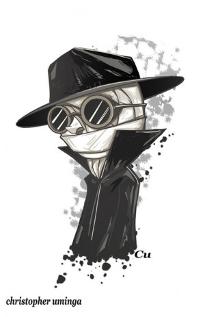 Quick sketch of the Invisible Man Chrisuminga.com