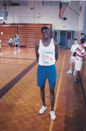 Reggie Lewis Of The Boston Celtics Basketball Camp Maine Picture