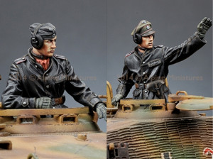 35 alpine miniature ss panzer commander 1 lp35172