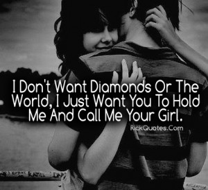 Love Quotes | Call Me Your Girl Couple Love hug Fun Kiss Together