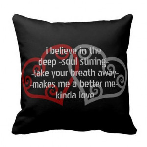 Love Quote Throw Pillow