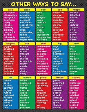 600 Other Ways To Say Common Things: Improving Student Vocabulary