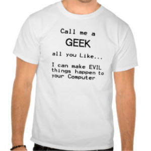 Computer Geek Tee Shirts