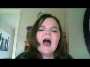 Little Girls Singing Getting Mad