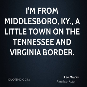 from Middlesboro, Ky., a little town on the Tennessee and Virginia ...