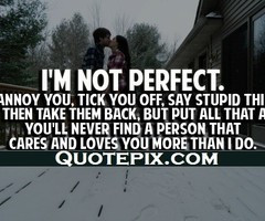 Not Perfect...