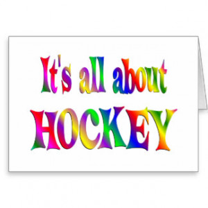 Hockey Sayings Cards Photo