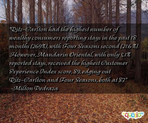 Ritz-Carlton had the highest number of wealthy