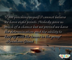 am pinching myself. I cannot believe