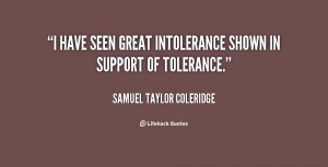 Intolerance Tolerance Quotes