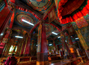 Chanting Hall at Zang Dhok Palri