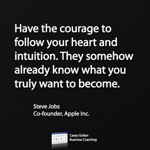 Steve Jobs Motivational Quote | Courage To Follow Your Heart