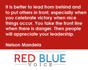 Leadership quote by Nelson Mandela