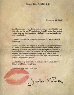 Jacqueline Kennedy (Jackie O' on JFK)