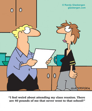 Timely cartoon – on the topic of High School Reunions