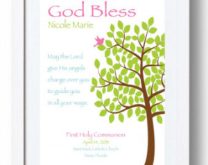 Communion Gift - Personalized Gift for Girl's First Holy Communion ...