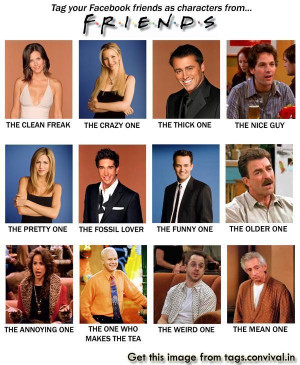 Friends Characters TV Show Tag Picture