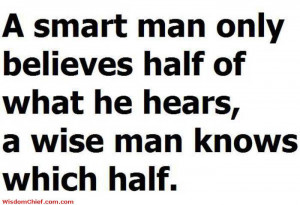 Very Nice Quote About Smart And Wise People Cute Picture