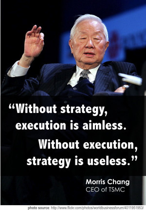 Without strategy, execution is aimless. Without execution, strategy is ...