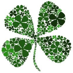 extra_lucky_four_leaf_clover_greeting_cards_pk_of.jpg?height=250&width ...