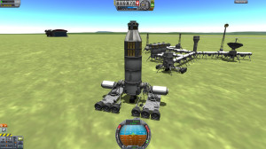 used a rover that attaches below each pieces for construction: