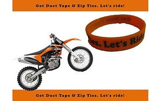 ... Dirtbike-Bracelet-MX-KTM-Fan-Motocross-Silicone-Statement-Funny-Quote