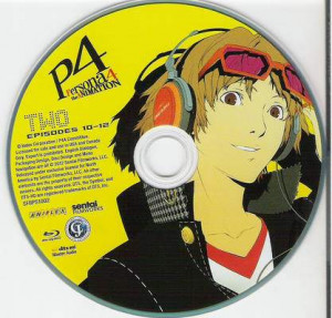 Persona 4 The Animation Collection 1 2011 R1 Blu Ray Front Cover