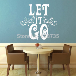 Let it Go - Frozen Wall Quote Stickers , vinyl sticker frozen ...