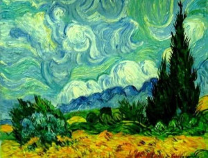 Van Gogh - this beautiful painting is even more vibrant in real life ...