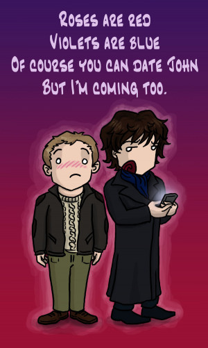 Sherlock: Valentine Rhyme by blackbirdrose