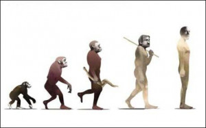 image 1 of 4 the ascent of man a common depiction of evolution photo ...