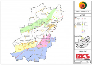 WRDM (West Rand District Municipality) Mines / Mining Areas Map (Draft ...
