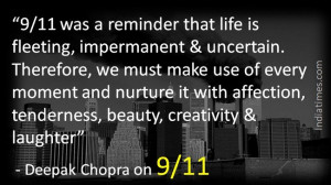 Spiritual guru Deepak Chopra on the 9/11 attacks.