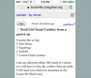 funny girl scout cookies
