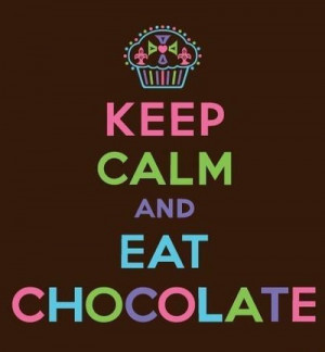 keep calm, quote, text, chocolate