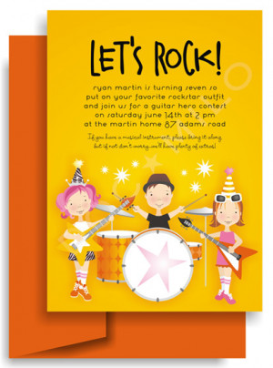 Kids Birthday Invitations Girls Boys Boys & Girls Sweet 16 Invitations ...