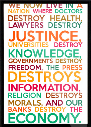 Chris Hedges Framed Quote