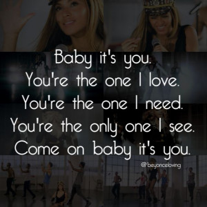 Top Quotes From Love Songs ~ Beyonce - Love On Top (song lyrics ...