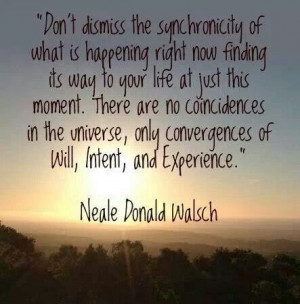 Neale Donald Walsh. Coincidence, Synchronicity