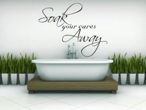 bathroom quotes vinyl wall quotes and art for every room in your home ...
